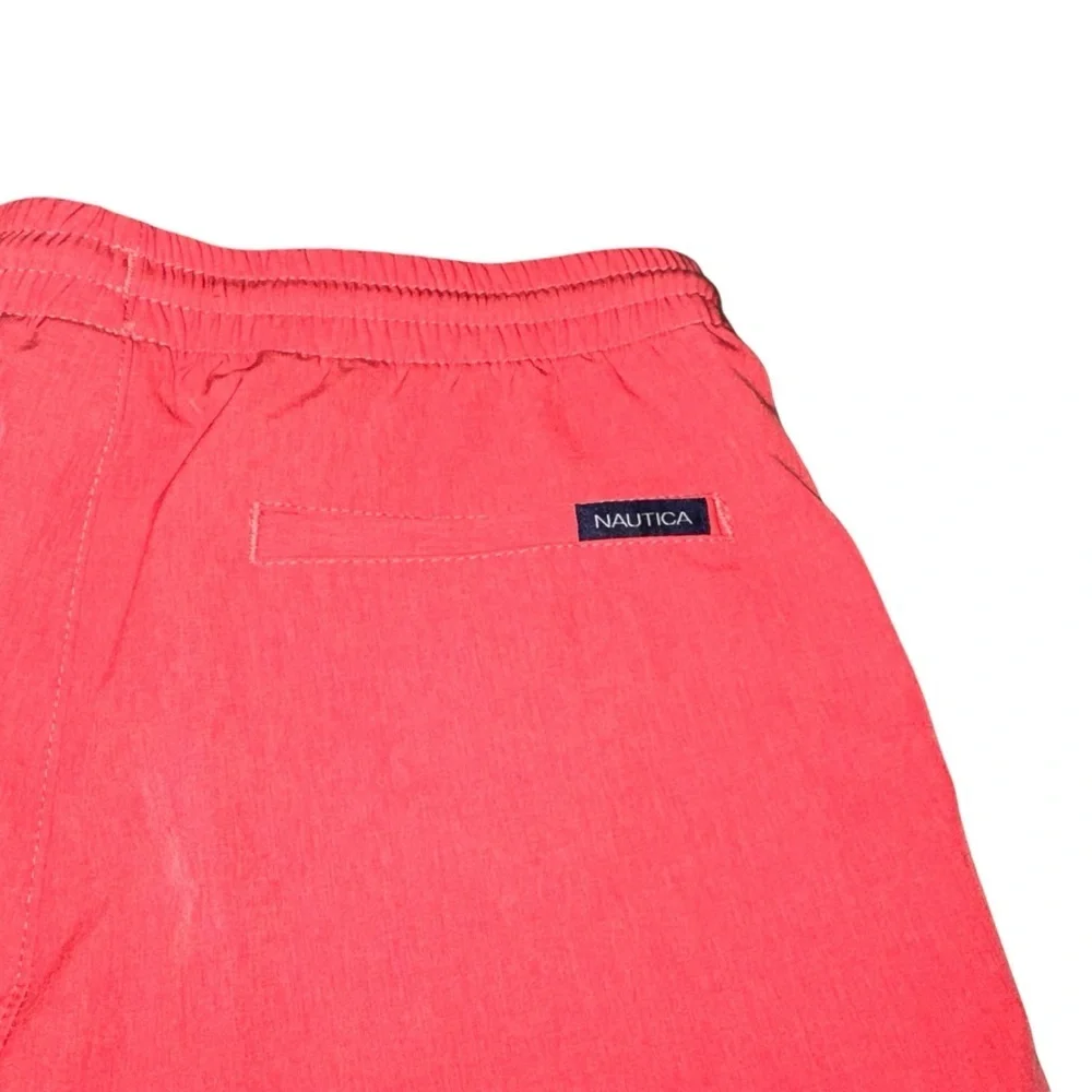 Nautica Boy's L Large (14-16) Board Shorts Swim Trunks Elastic Waist w. Pockets